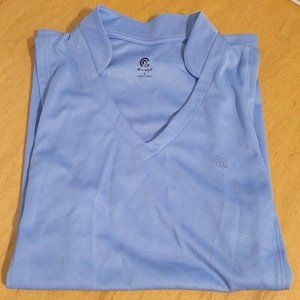 NEW! C9 Champion Blue Collared Golf Sleeveless Fitness Athletic Tank Top - Small